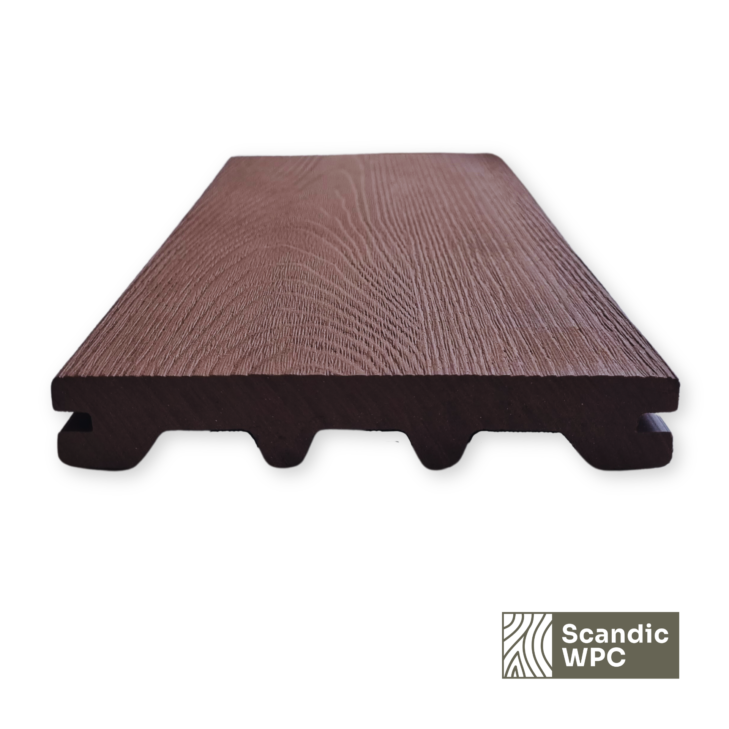 WPC terasinės lentos Wood Brown