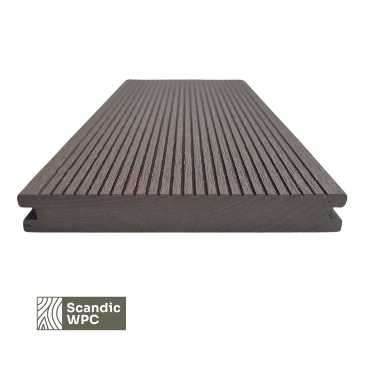 WPC terasinės lentos Solid Espresso